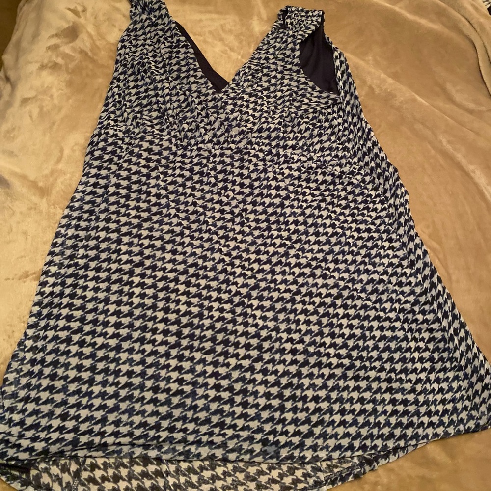 blue and white dress from lane Bryant’s